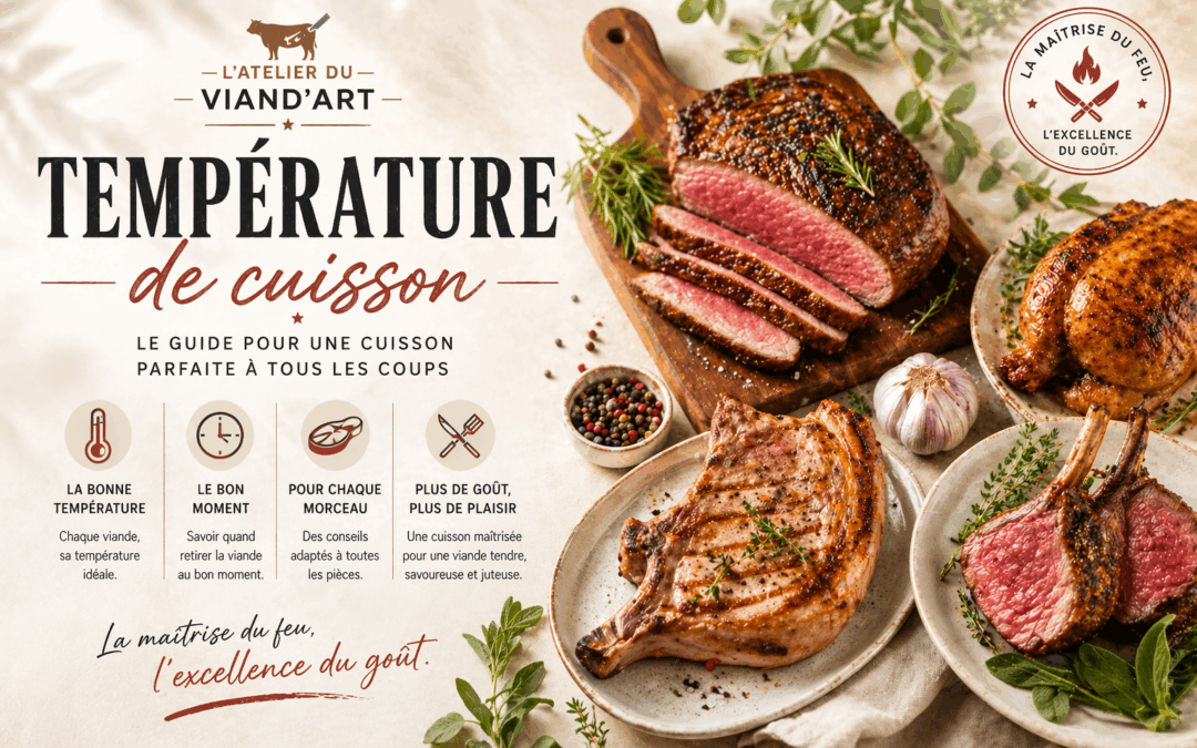 Les températures de cuisson des viandes : le guide complet pour une cuisson parfaite